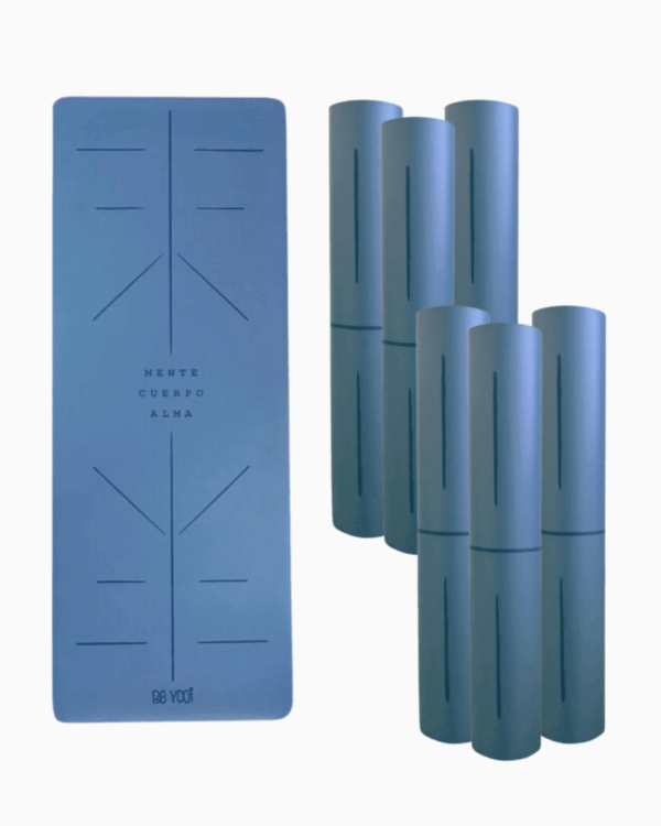 MATS ANTIDESLIZANTES LINEAS GUÍA AZUL